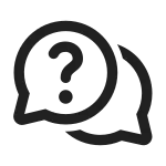 Chat Bubbles Question SVG Icon